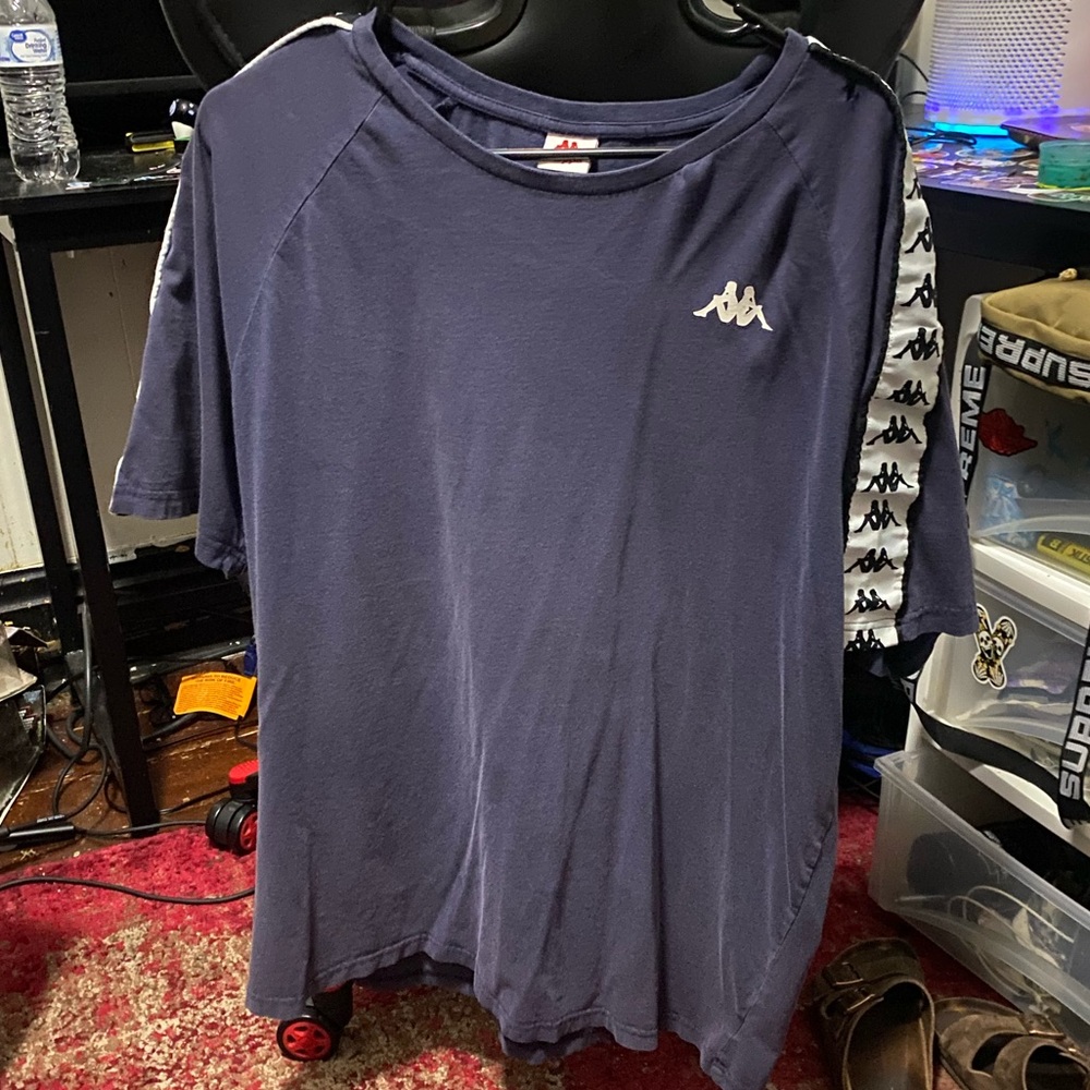 Kappa tshirt navy blue XL.